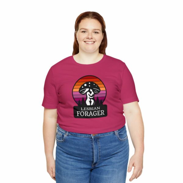 Lesbian Forager Jersey Short Sleeve Tee - Image 97