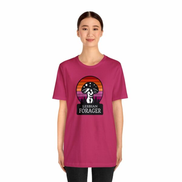 Lesbian Forager Jersey Short Sleeve Tee - Image 100
