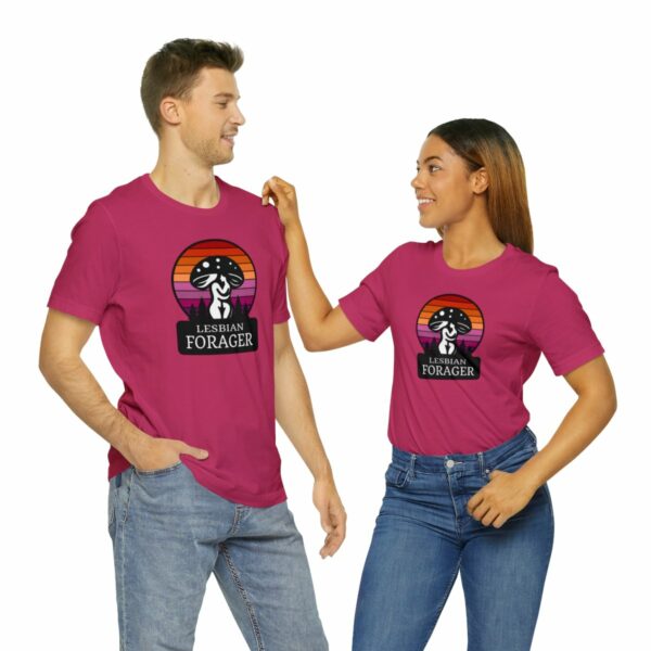 Lesbian Forager Jersey Short Sleeve Tee - Image 106