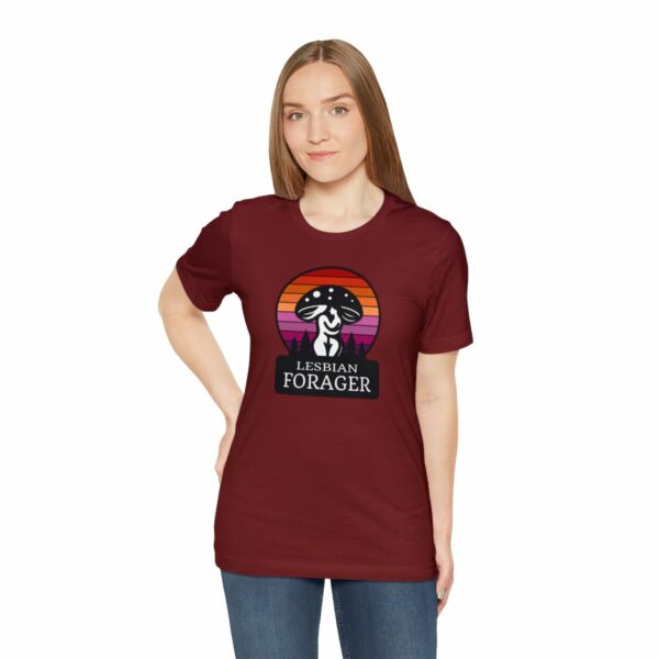 Lesbian Forager Jersey Short Sleeve Tee - Image 150