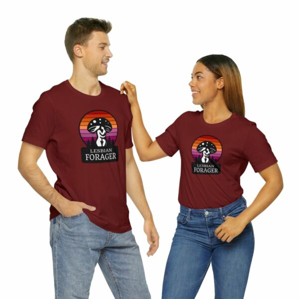 Lesbian Forager Jersey Short Sleeve Tee - Image 154