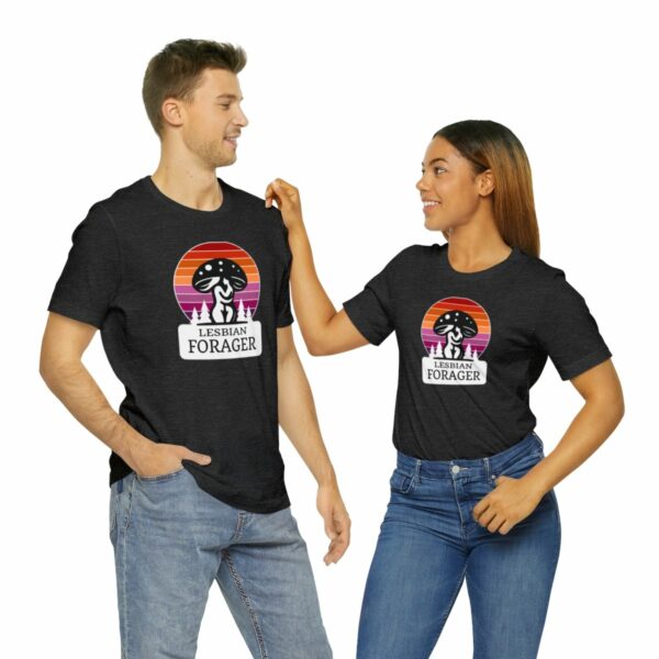 Lesbian Forager Jersey Short Sleeve Tee - Image 70