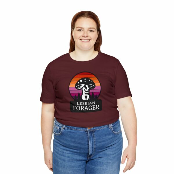Lesbian Forager Jersey Short Sleeve Tee - Image 109
