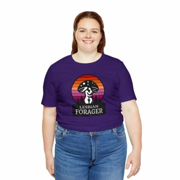 Lesbian Forager Jersey Short Sleeve Tee - Image 85