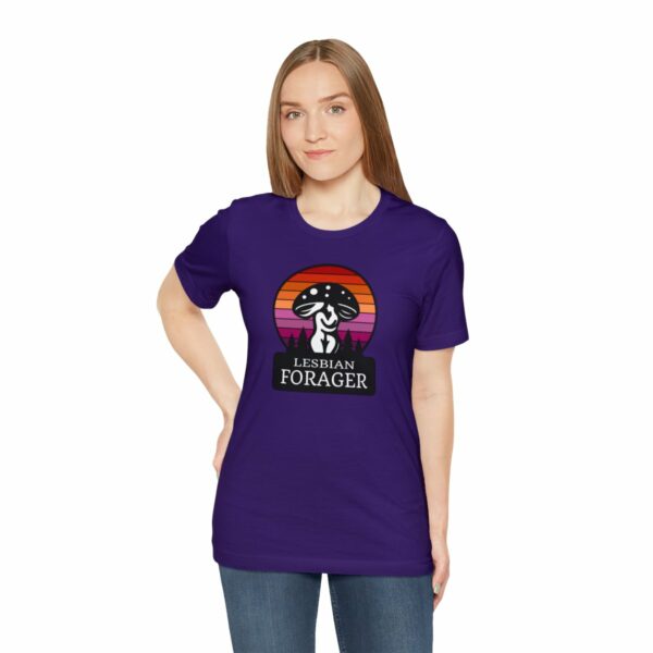 Lesbian Forager Jersey Short Sleeve Tee - Image 90