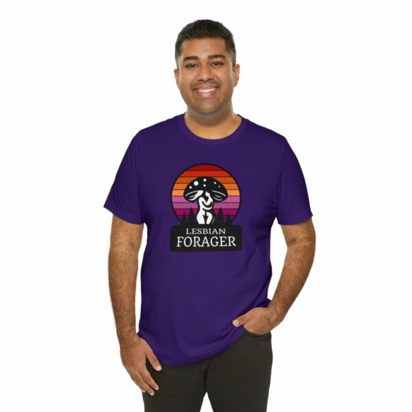 Lesbian Forager Jersey Short Sleeve Tee - Image 92