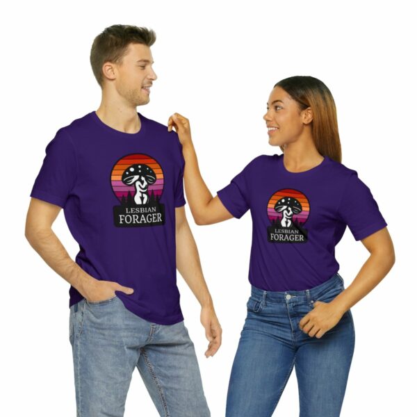 Lesbian Forager Jersey Short Sleeve Tee - Image 94