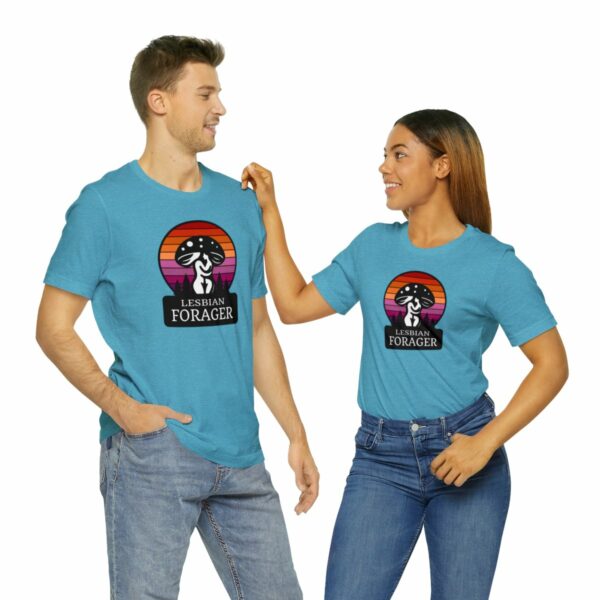 Lesbian Forager Jersey Short Sleeve Tee - Image 82