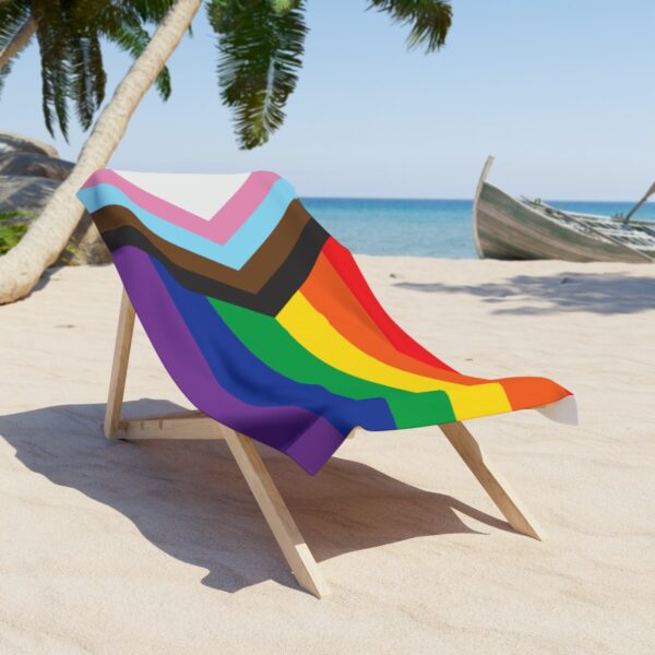 Pride Flag Beach Towel - Image 4