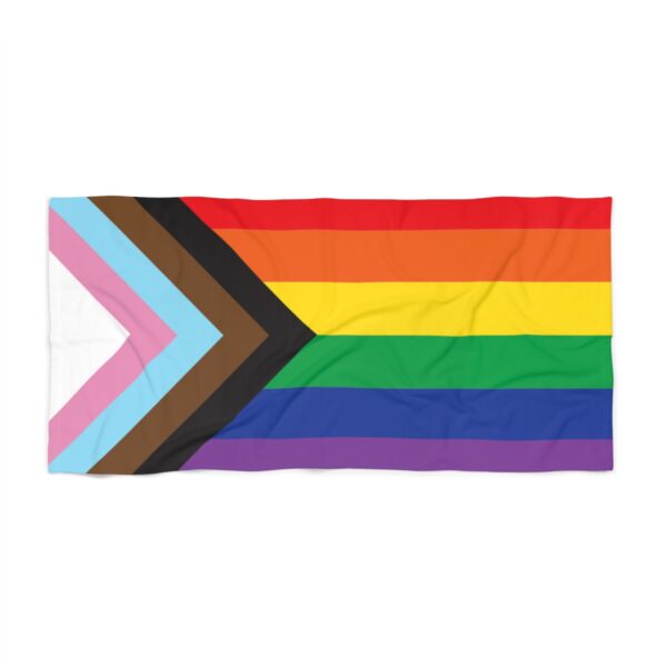 Pride Flag Beach Towel - Image 2