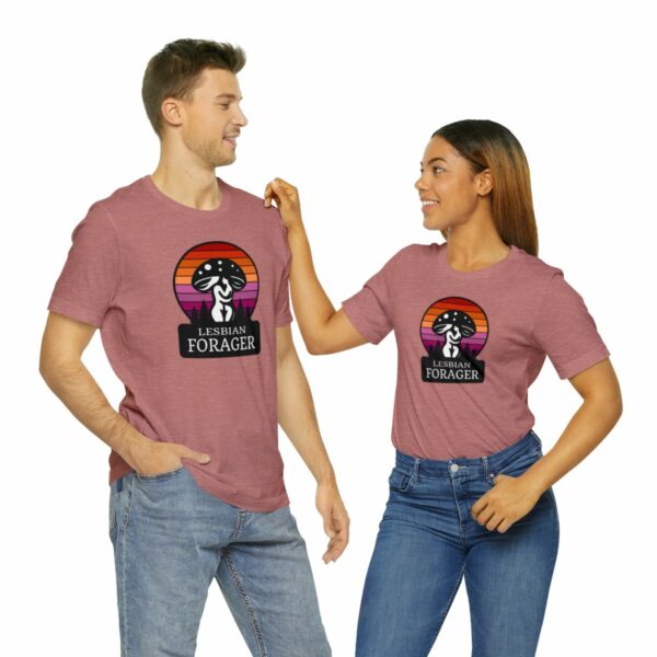 Lesbian Forager Jersey Short Sleeve Tee - Image 34