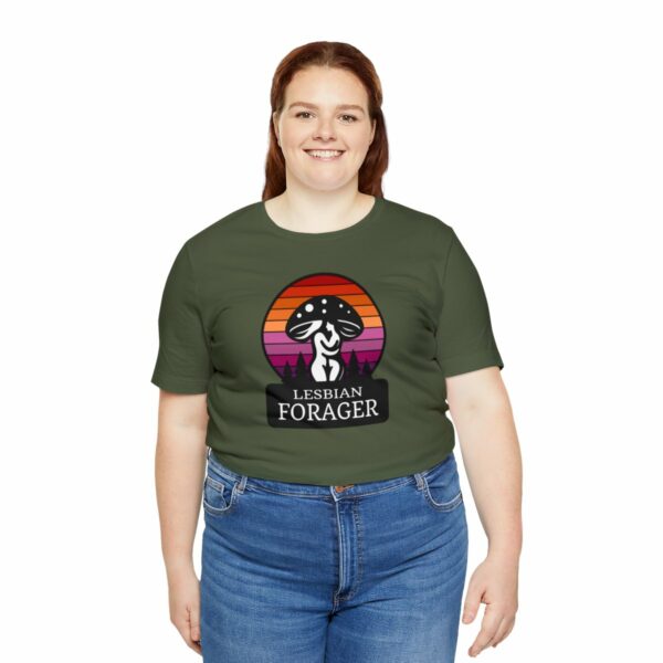 Lesbian Forager Jersey Short Sleeve Tee - Image 49