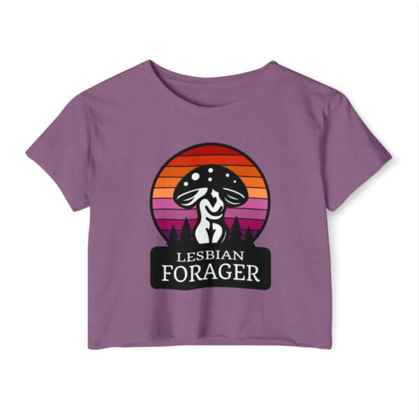 Women's Festival Crop Top - Lesbian Forager - Image 2