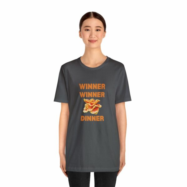 Winner Winner Chicken (of the woods) Dinner T-Shirt - Image 100