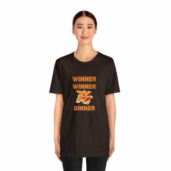 Winner Winner Chicken (of the woods) Dinner T-Shirt - Image 4