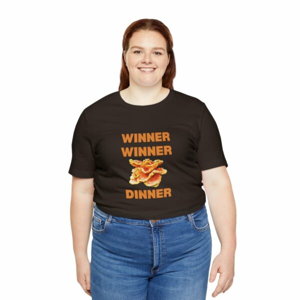 Winner Winner Chicken (of the woods) Dinner T-Shirt - Image 8