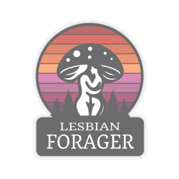 Lesbian Forager 2" Stickers - Image 2
