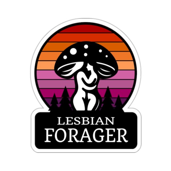 Lesbian Forager 2" Stickers - Image 4